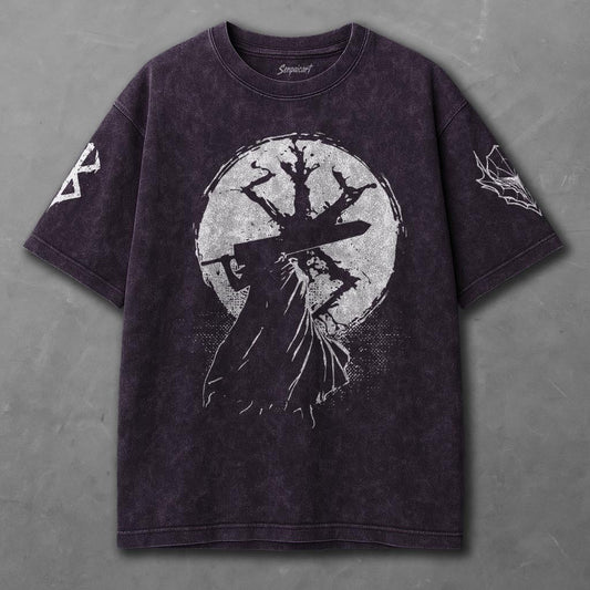 Berserk Casual Violet Washed T-Shirt