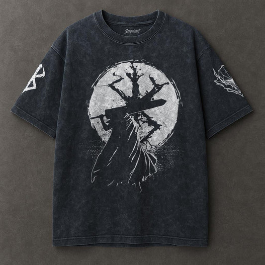 Berserk Slouchy Blue Washed T-shirt
