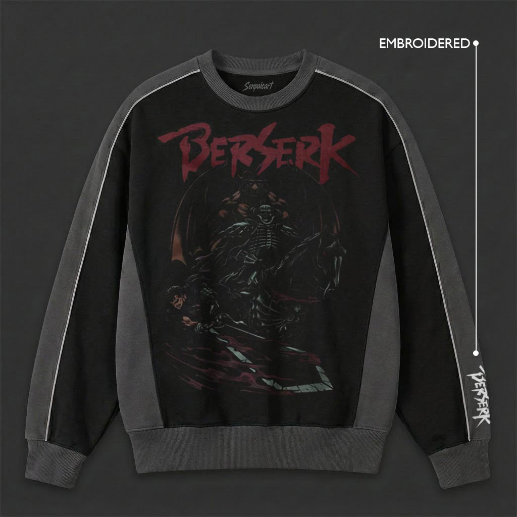 Berserk Fresh Black Grey Sweatshirt
