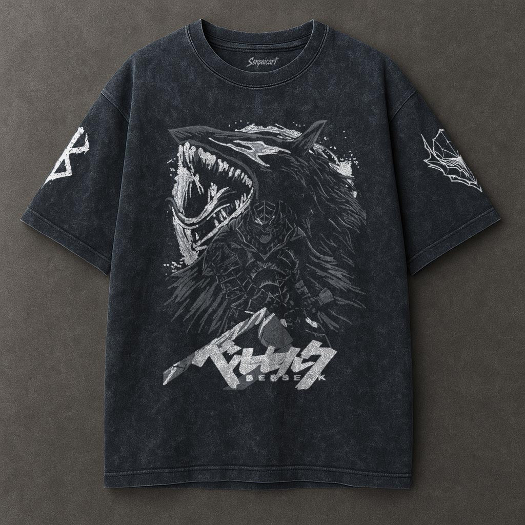 Berserk Bold Blue Washed T-shirt
