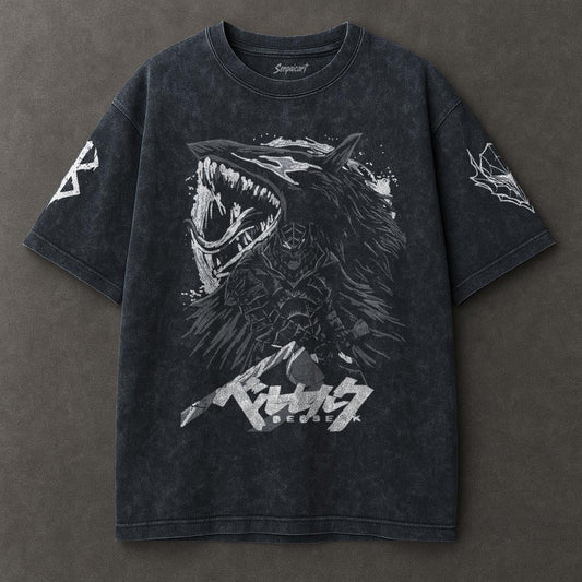 Berserk Bold Blue Washed T-shirt