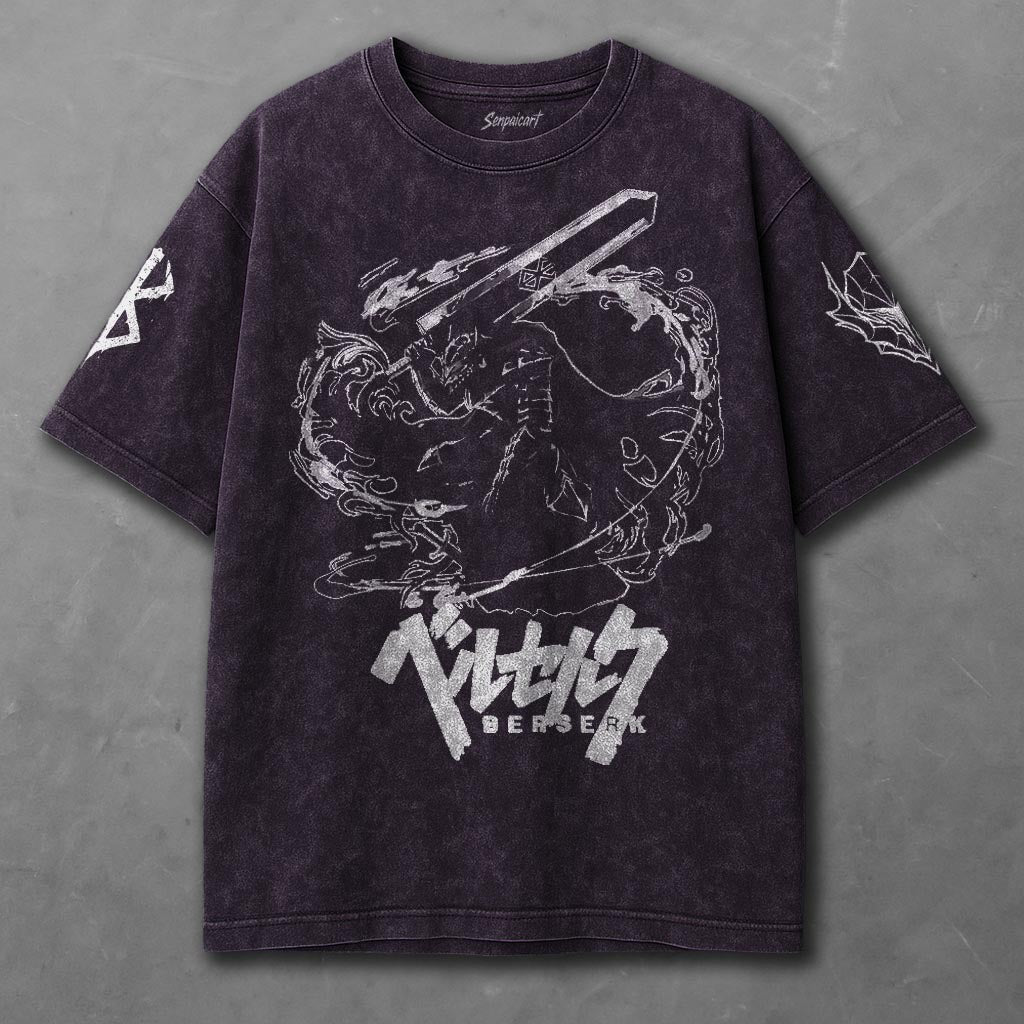 Berserk Slouchy Violet Washed T-Shirt