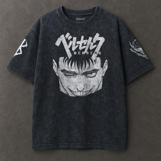 Berserk Lightweight Blue Washed T-shirt