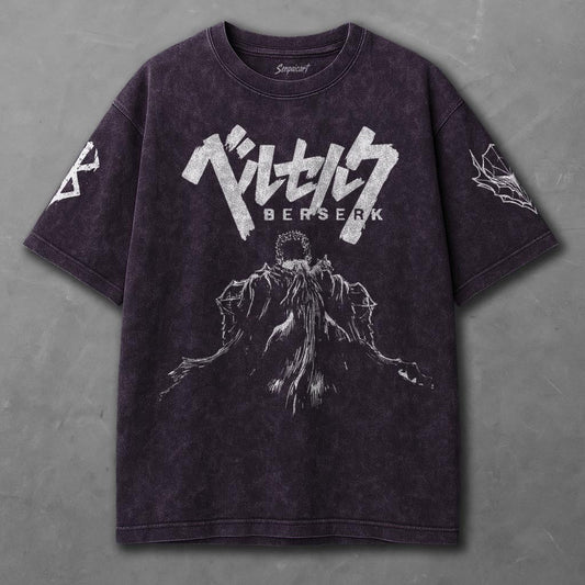 Berserk Smooth Violet Washed T-Shirt