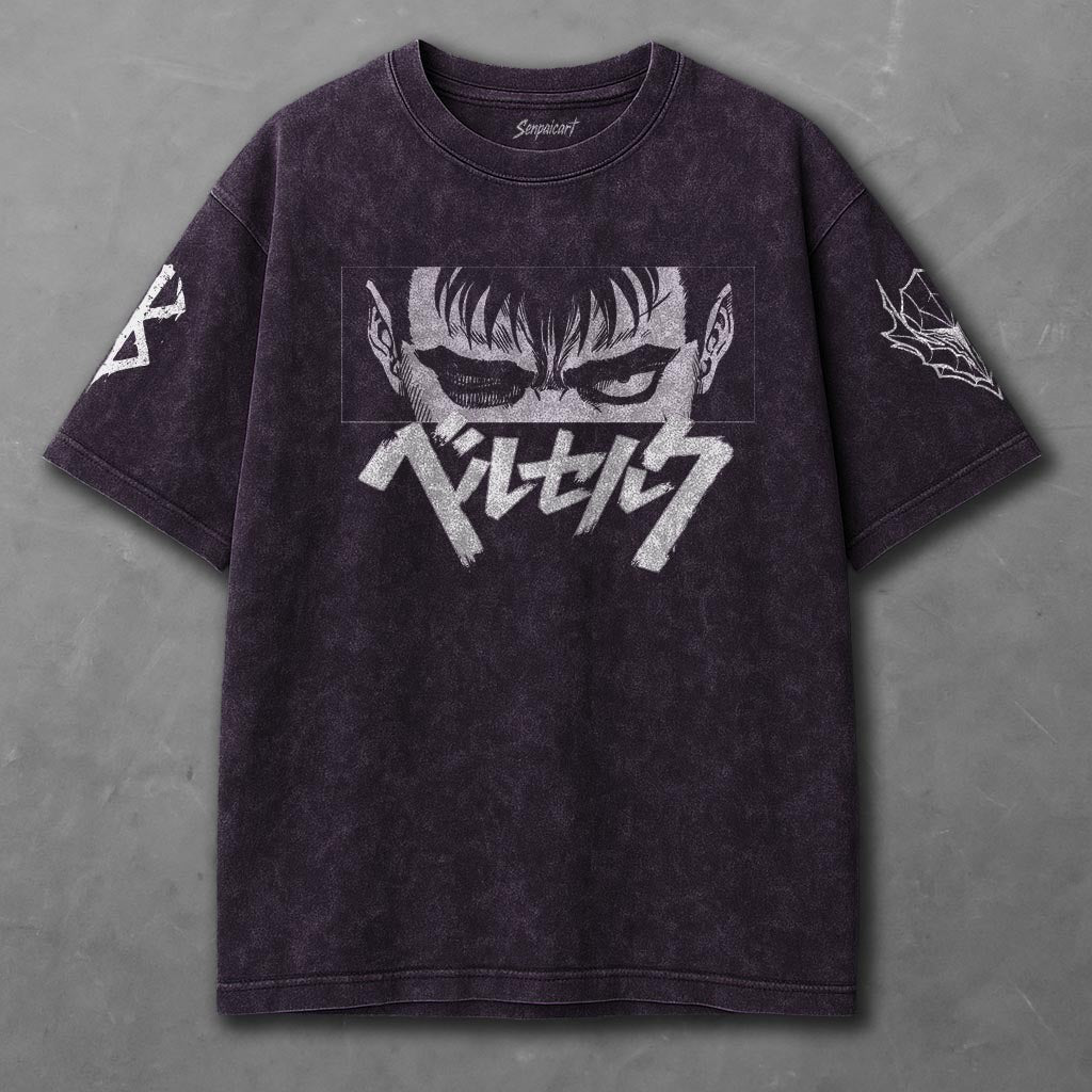 Berserk Stretchy Violet Washed T-Shirt
