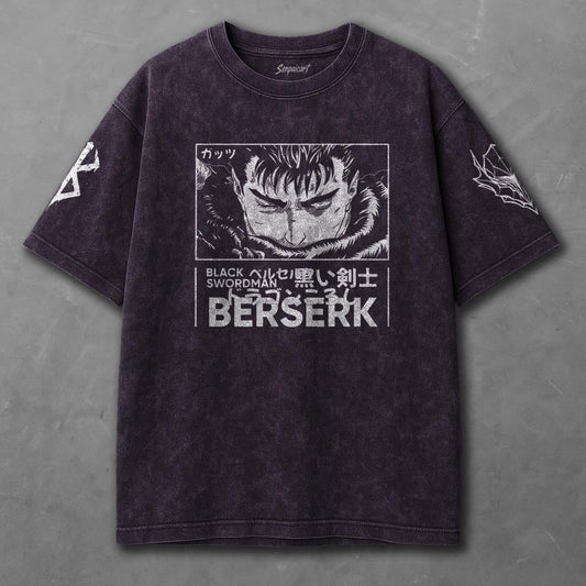 Berserk Modern Violet Washed T-Shirt