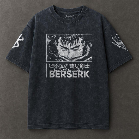 Berserk Breathable Blue Washed T-shirt