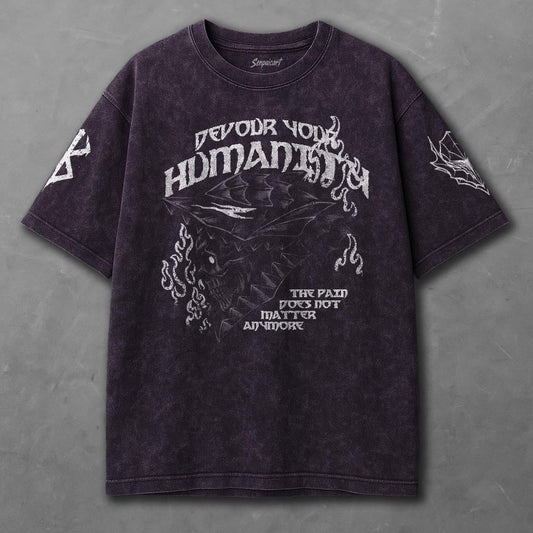 Berserk Laid-back Violet Washed T-Shirt