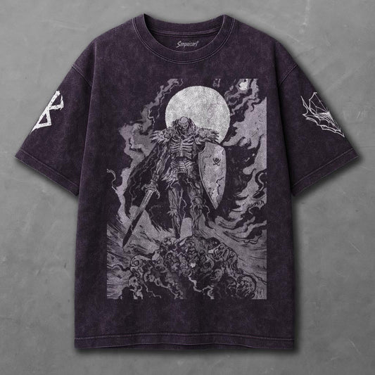 Berserk Extended Violet Washed T-Shirt