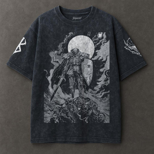 Berserk Roomy Blue Washed T-shirt