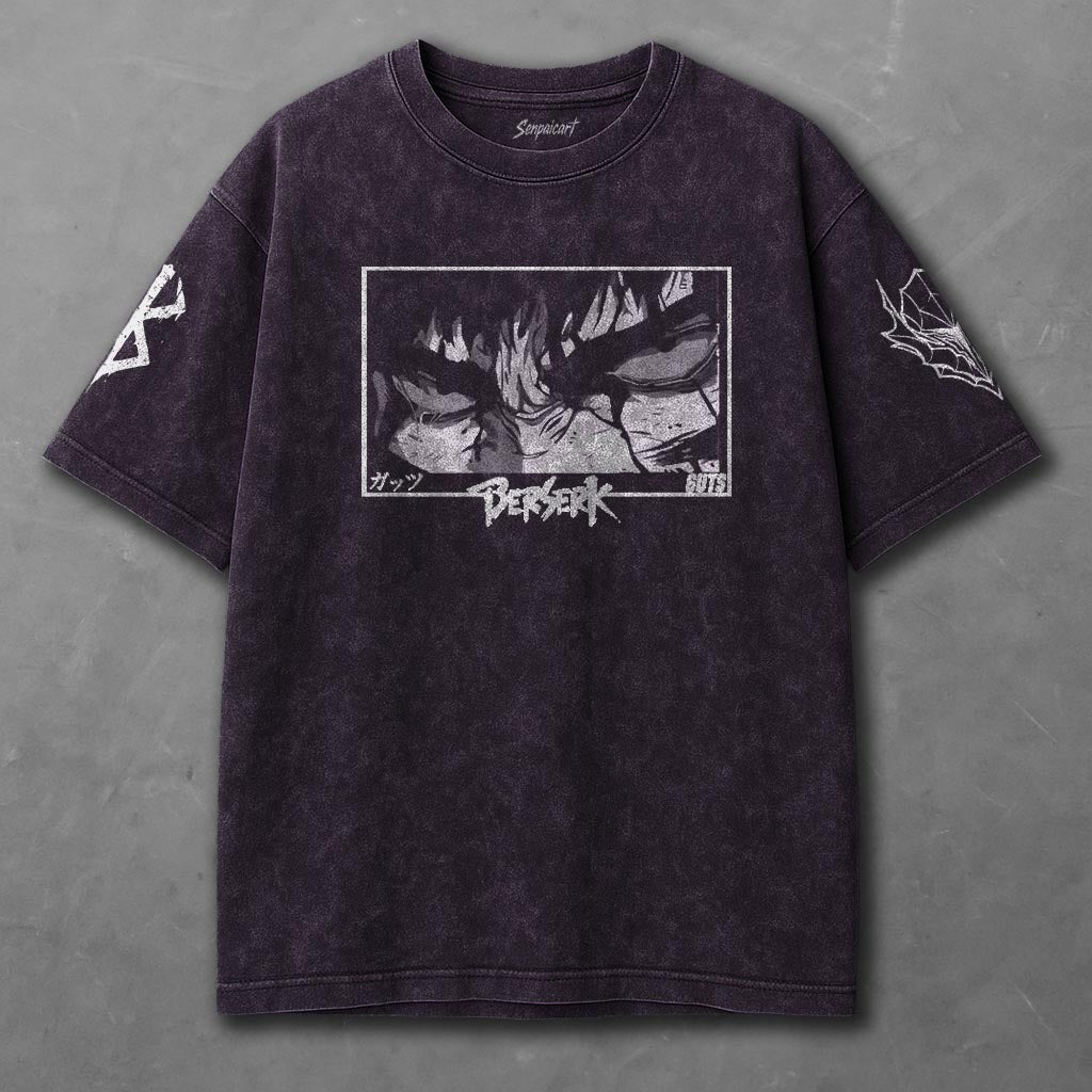 Berserk Silky Violet Washed T-Shirt