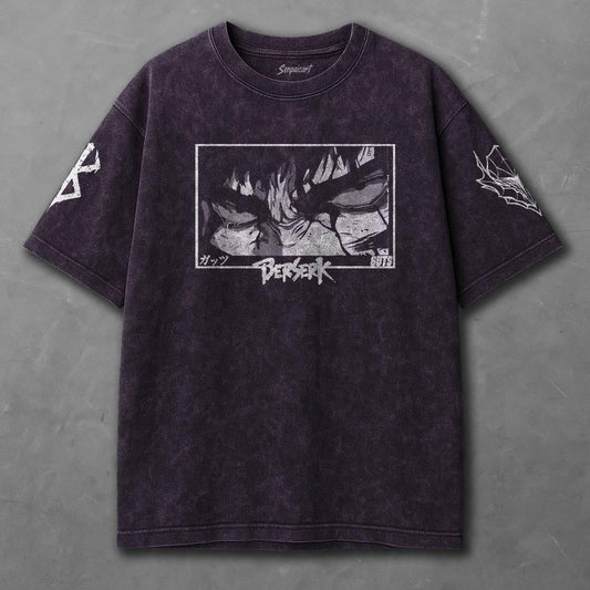 Berserk Silky Violet Washed T-Shirt