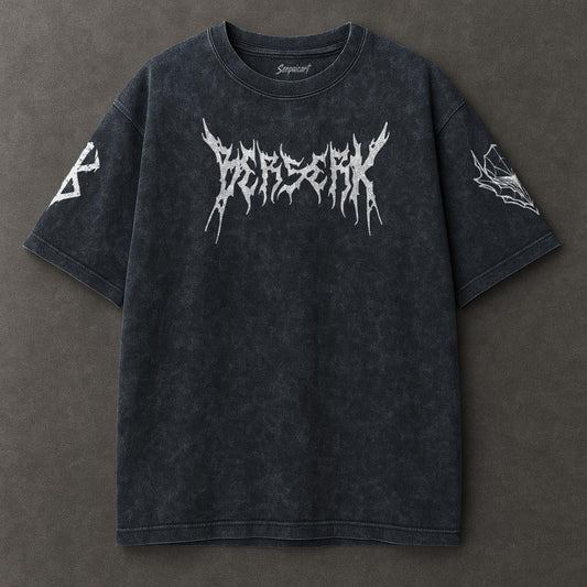 Berserk Elongated Blue Washed T-shirt