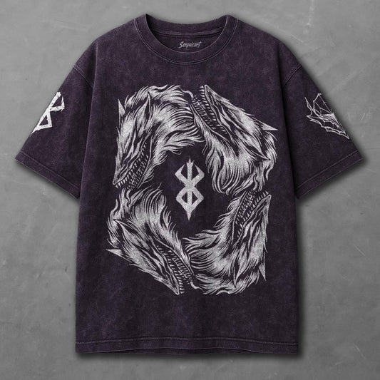 Berserk Breezy Violet Washed T-Shirt