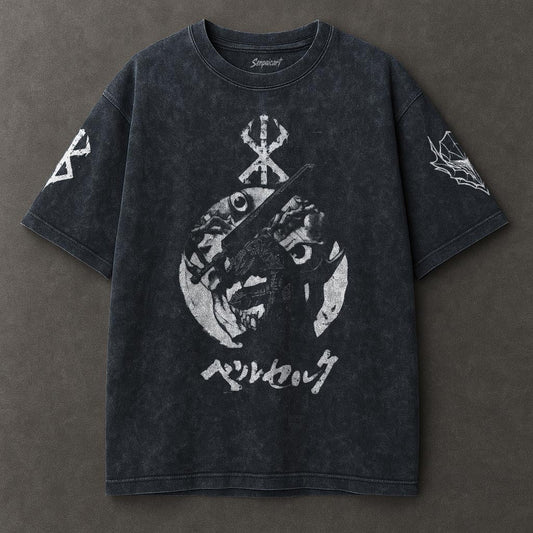 Berserk Easygoing Blue Washed T-shirt