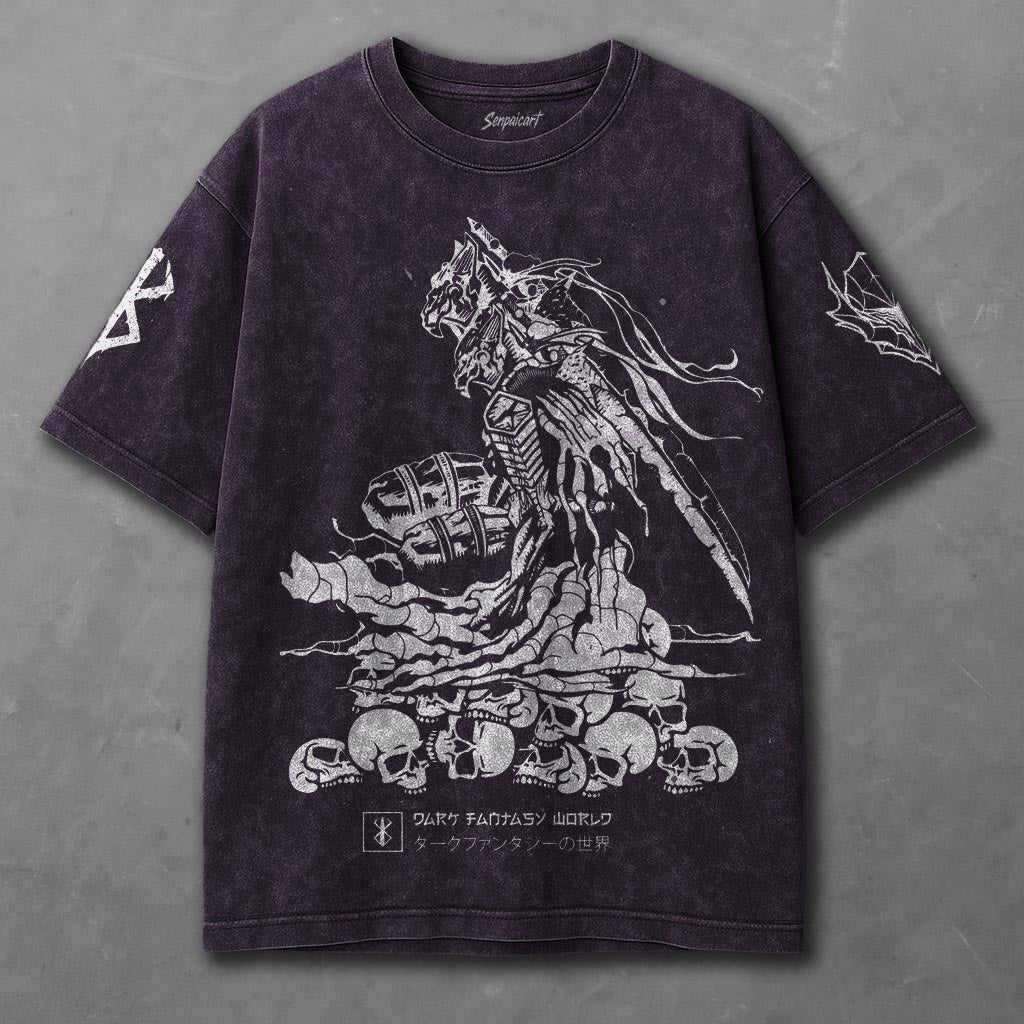 Berserk Relaxed Violet Washed T-Shirt