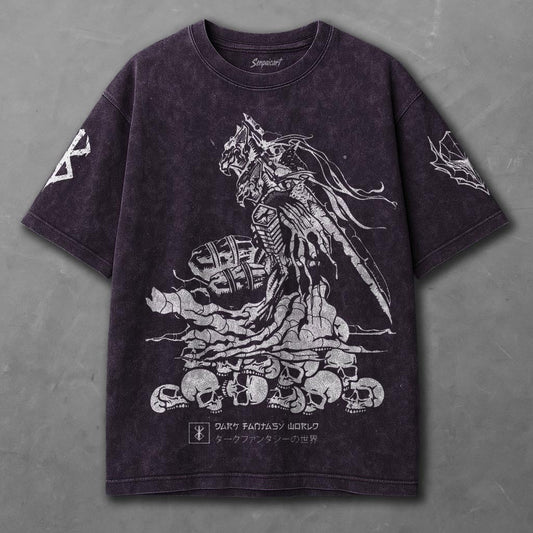 Berserk Relaxed Violet Washed T-Shirt
