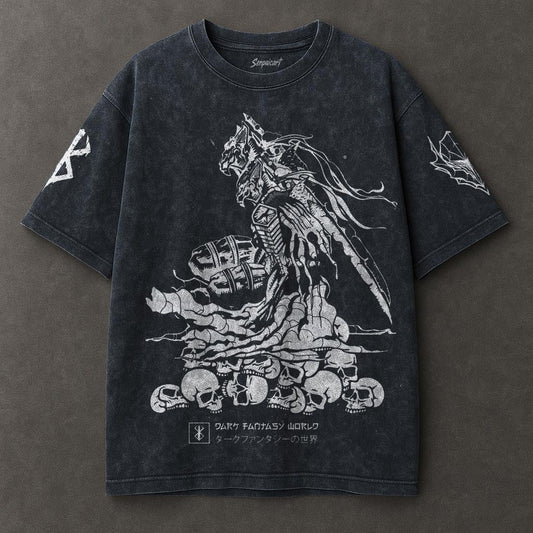 Berserk Breezy Blue Washed T-shirt