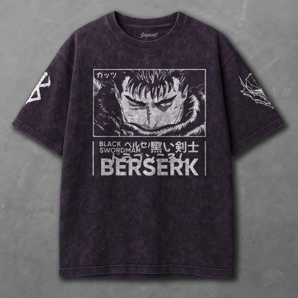 Berserk Soft Violet Washed T-Shirt