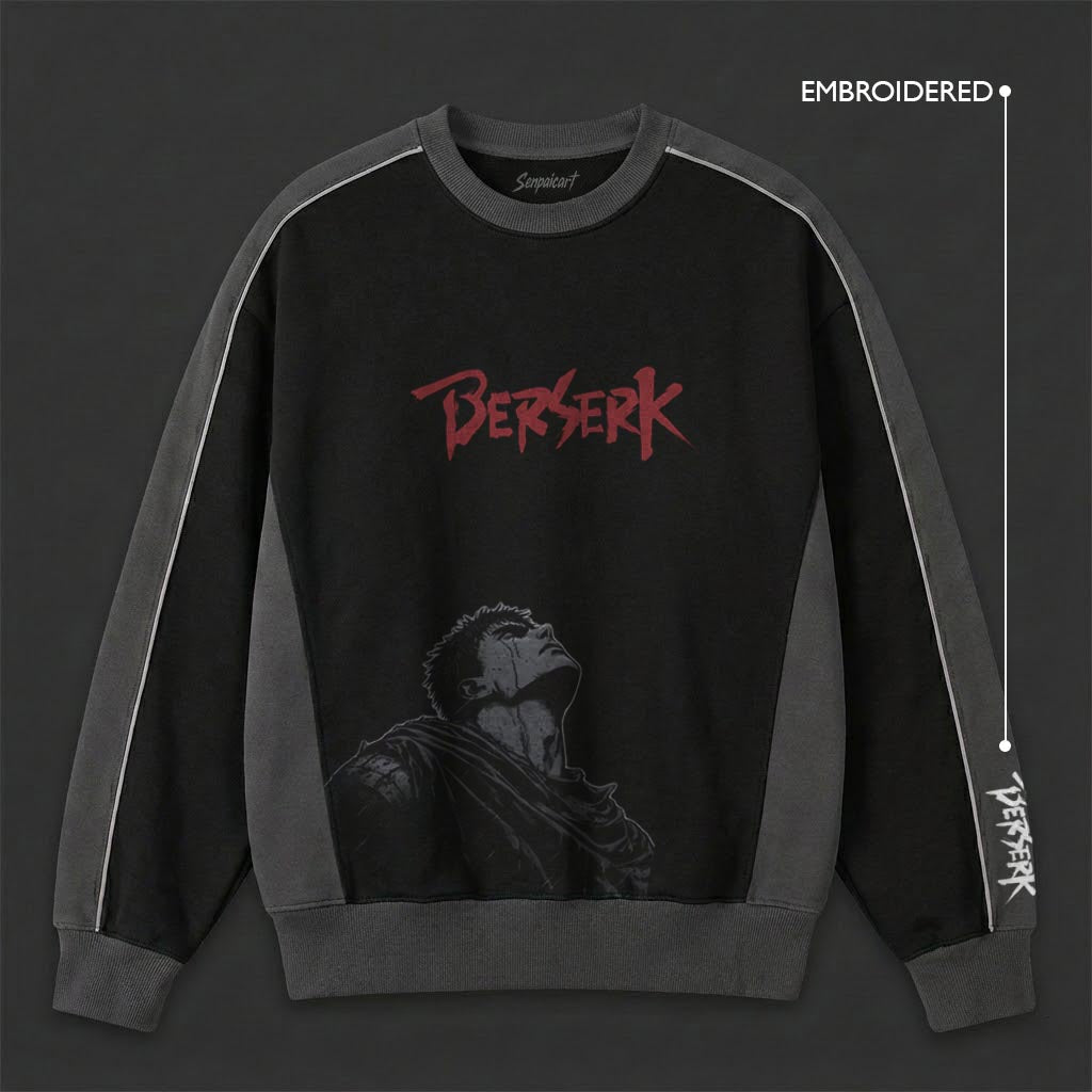 Berserk Essential Black Grey Sweatshirt