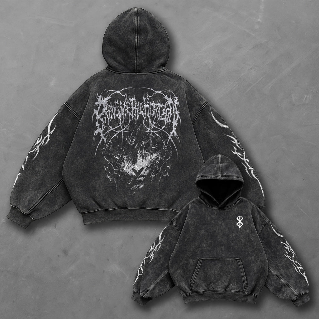 Berserk Classic Signature Black Washed Hoodie