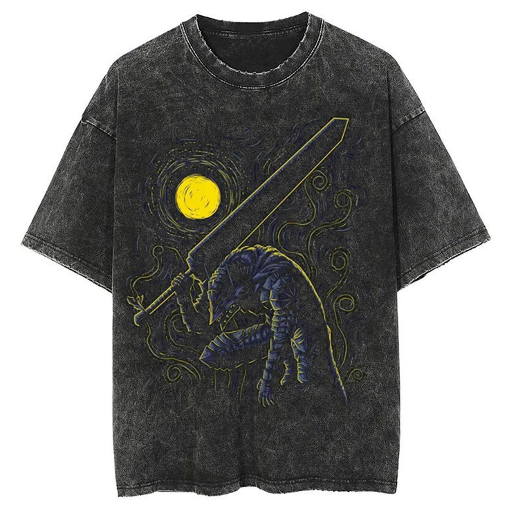 Berserk trending anime Vintage T-shirt - Senpai Attire