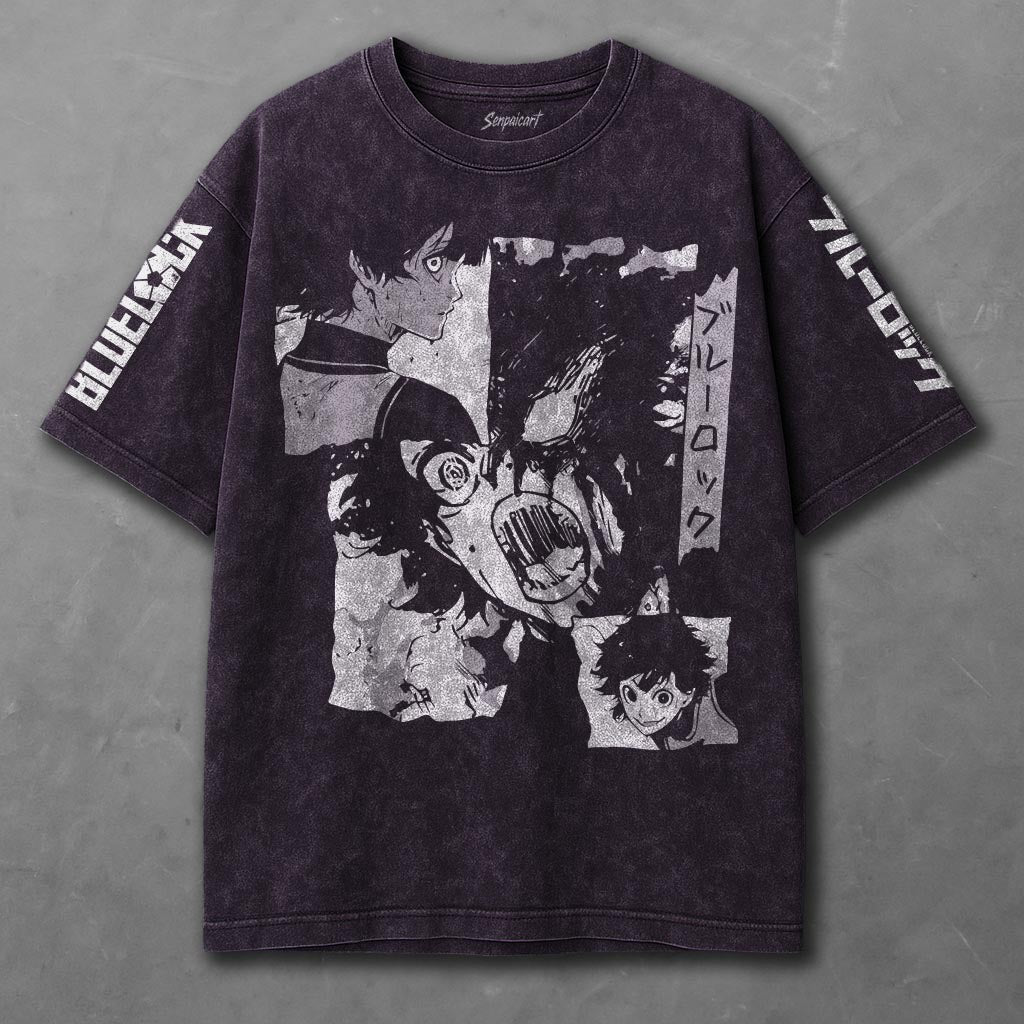 Blue Lock Extended Violet Washed T-shirt