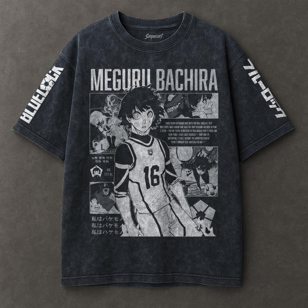 Blue Lock Cozy Blue Washed T-shirt