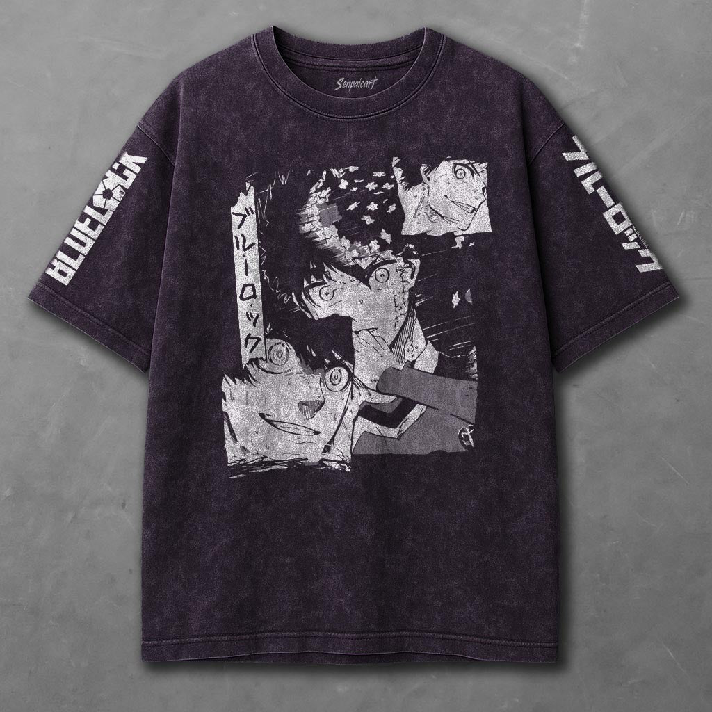 Blue Lock Cozy Violet Washed T-shirt