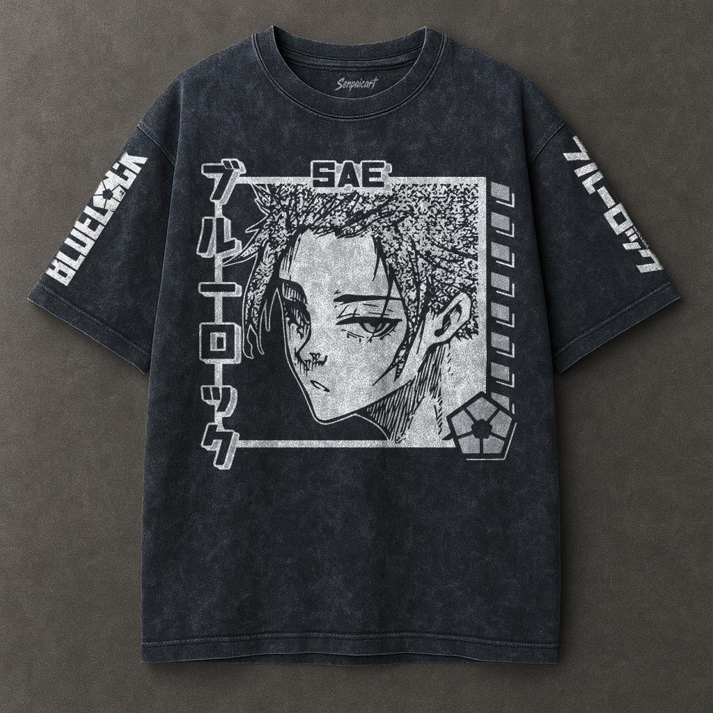 Blue Lock Comfy Blue Washed T-shirt