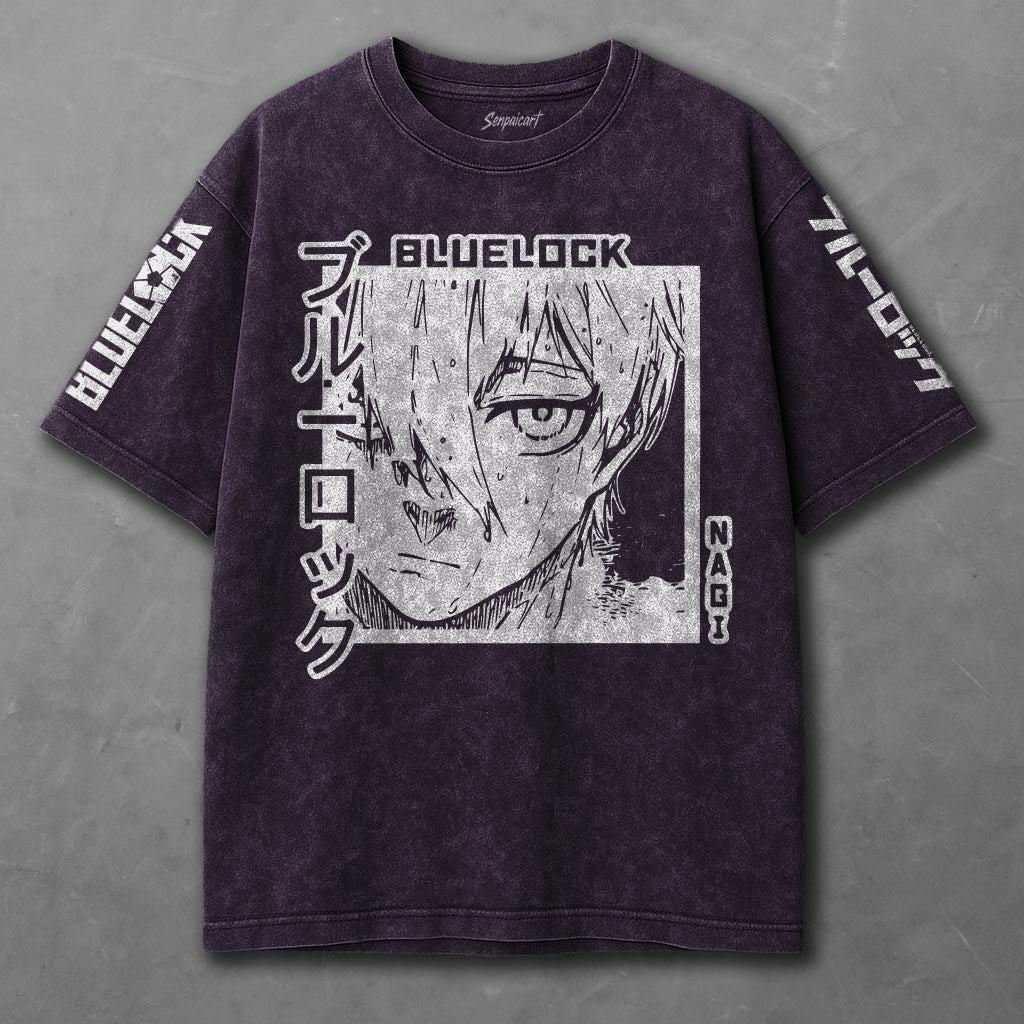 Blue Lock Airy Violet Washed T-shirt