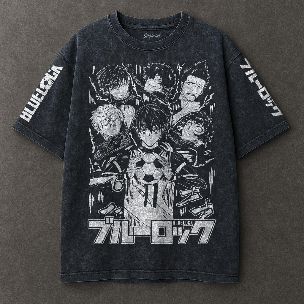 Blue Lock Breezy Blue Washed T-shirt