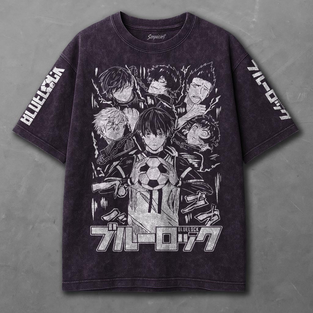Blue Lock Effortless Violet Washed T-shirt