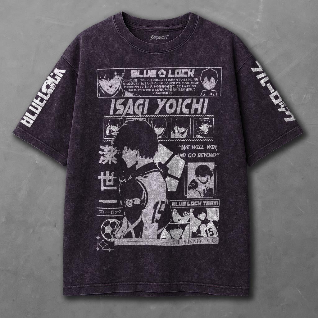 Blue Lock Breezy Violet Washed T-shirt