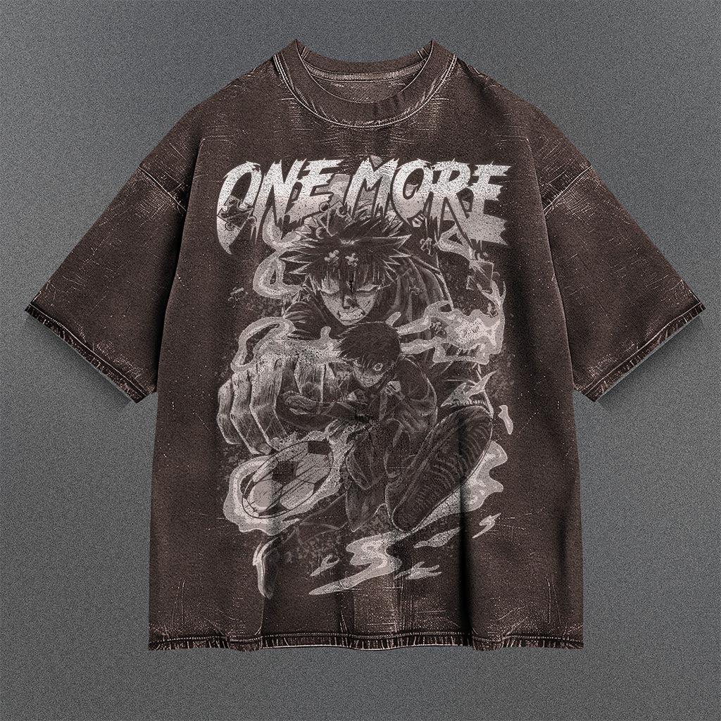 Blue Lock Airy Brown Washed T-shirt