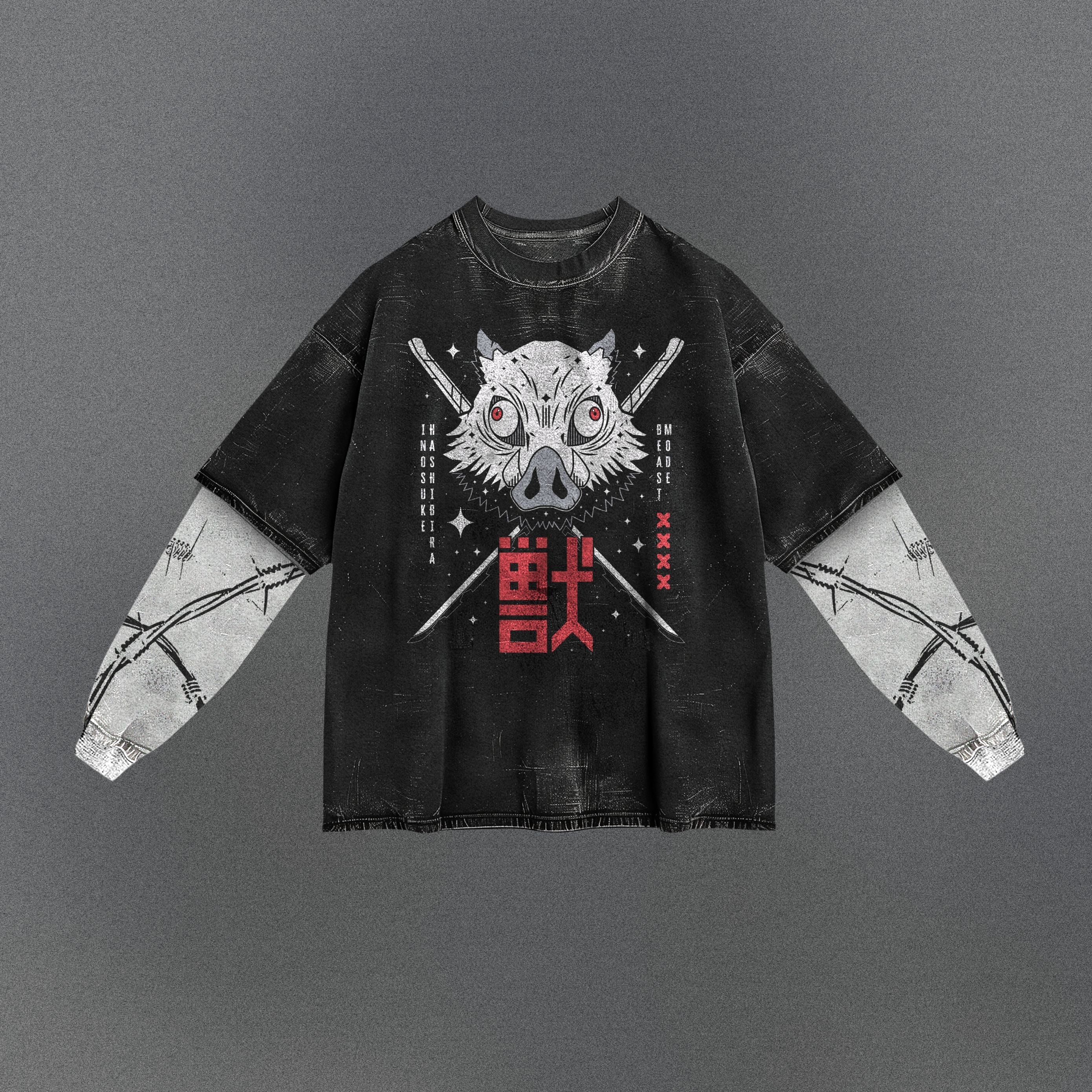 Demon Slayer Breezy Double Sleeve T-shirt