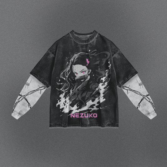 Demon Slayer Sleek Double Sleeve T-shirt