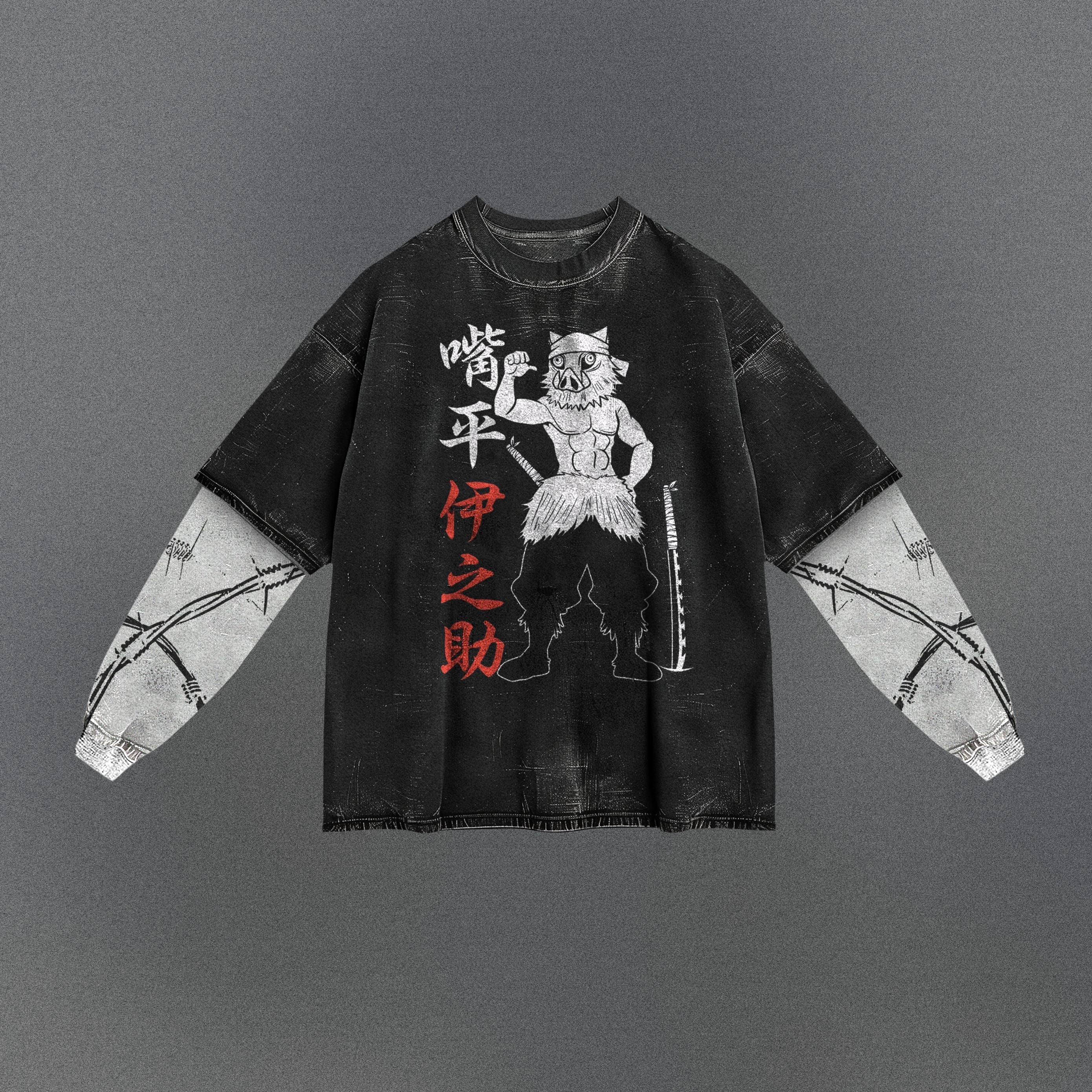 Demon Slayer Cozy Double Sleeve T-shirt