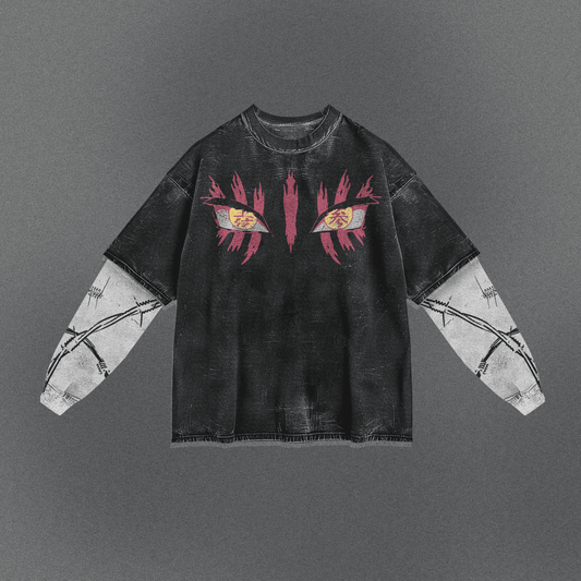 Demon Slayer Stylish Double Sleeve T-shirt