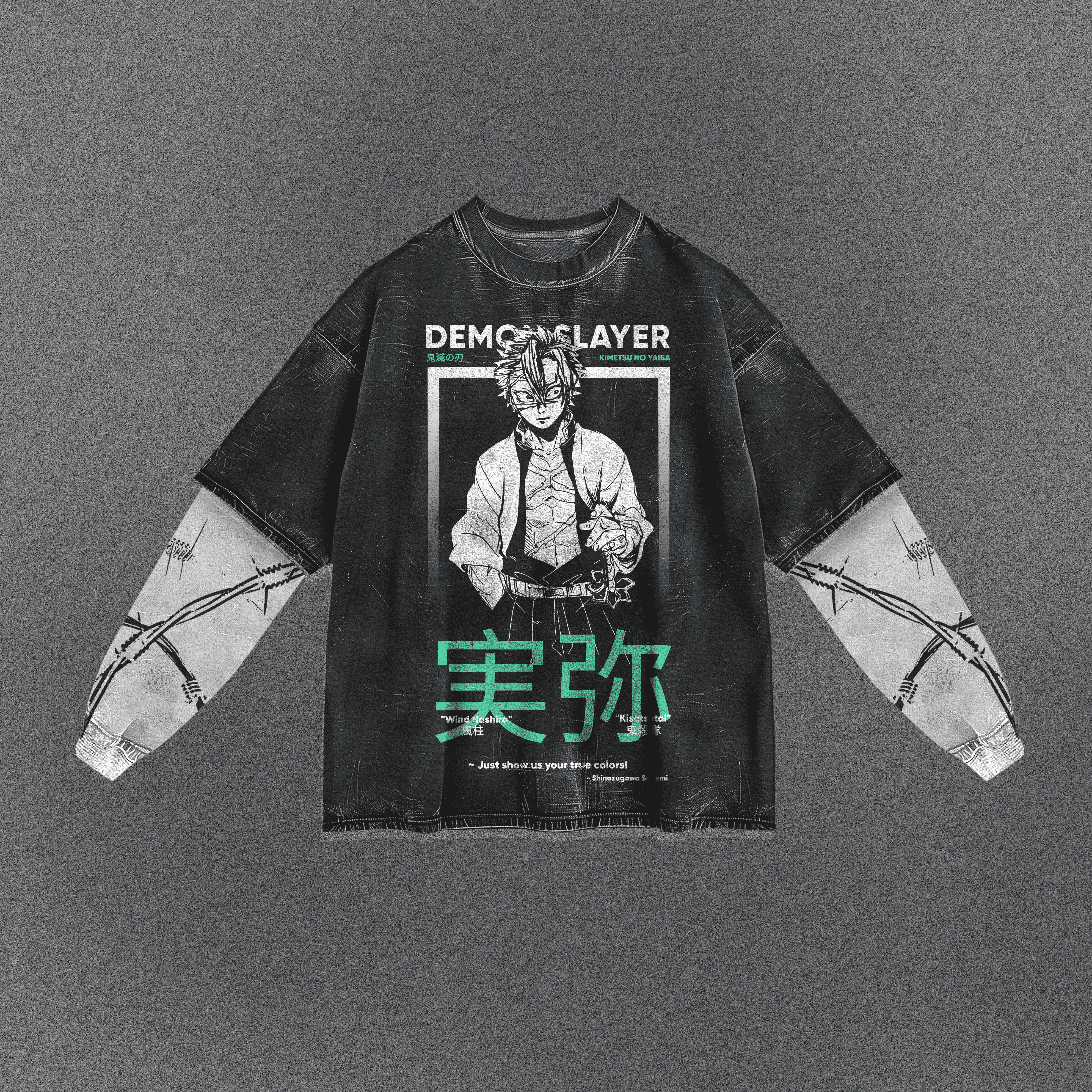 Demon Slayer Neutral Double Sleeve T-shirt