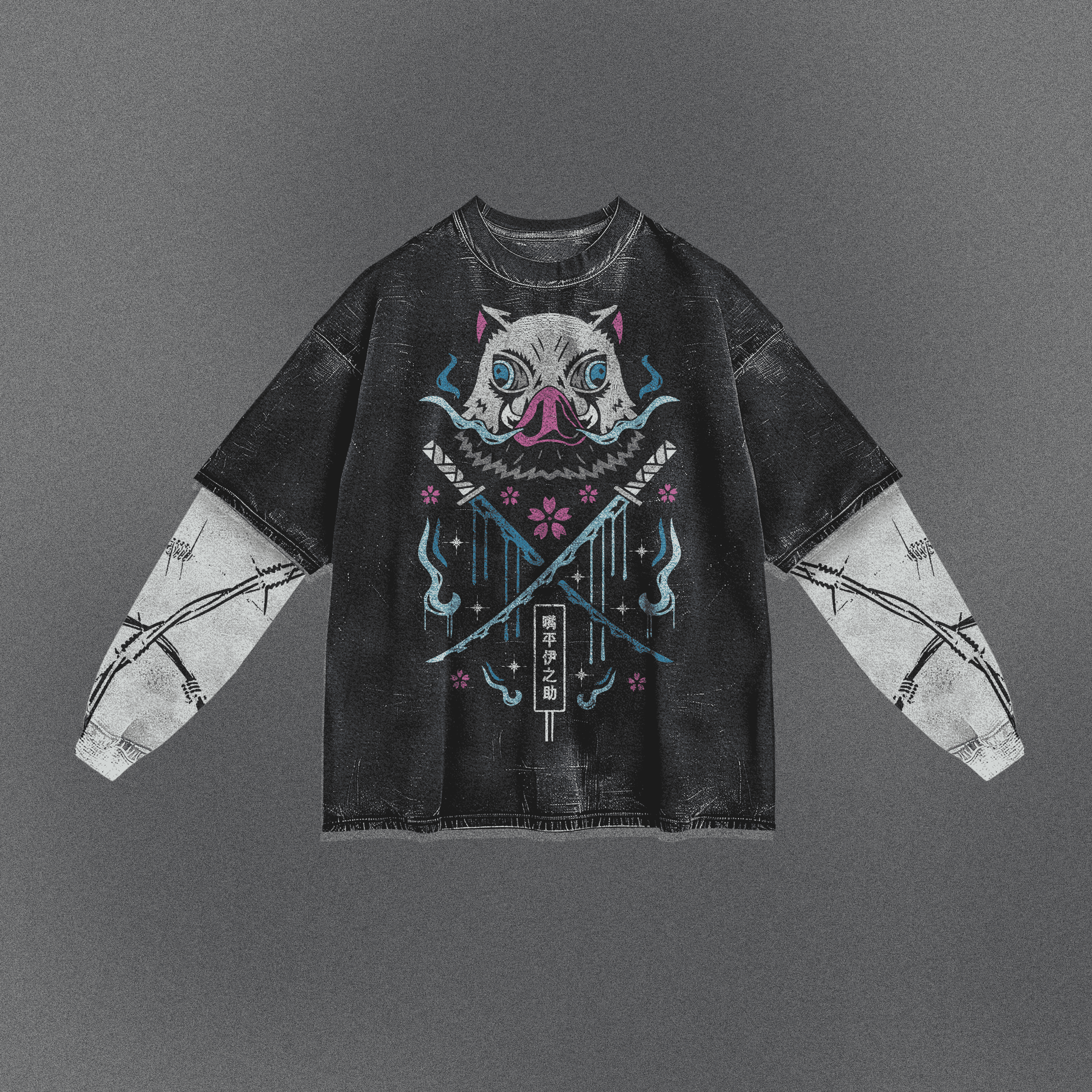 Demon Slayer Easygoing Double Sleeve T-shirt