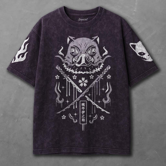 Demon Slayer Effortless Violet Washed T-shirt