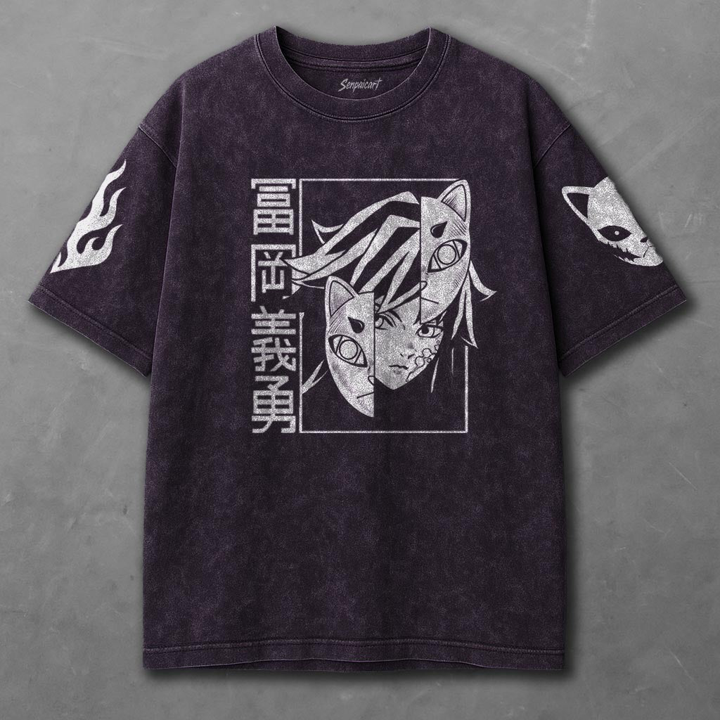 Demon Slayer Airy Violet Washed T-shirt