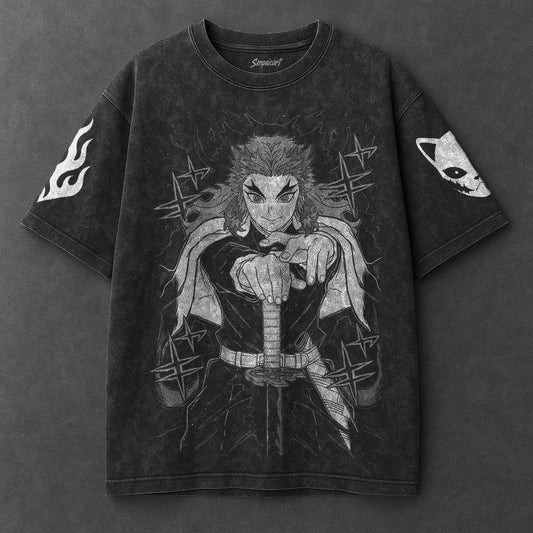 Demon Slayer Classic Fresh Black Washed T-Shirt