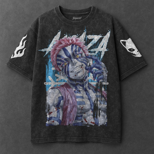 Demon Slayer Classic Signature Black Washed T-Shirt