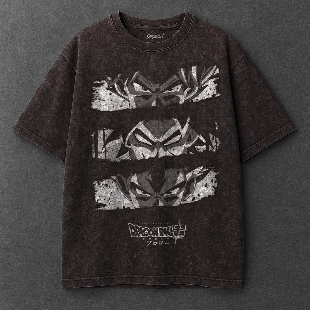 Dragon Ball Chic Brown Washed T-Shirt