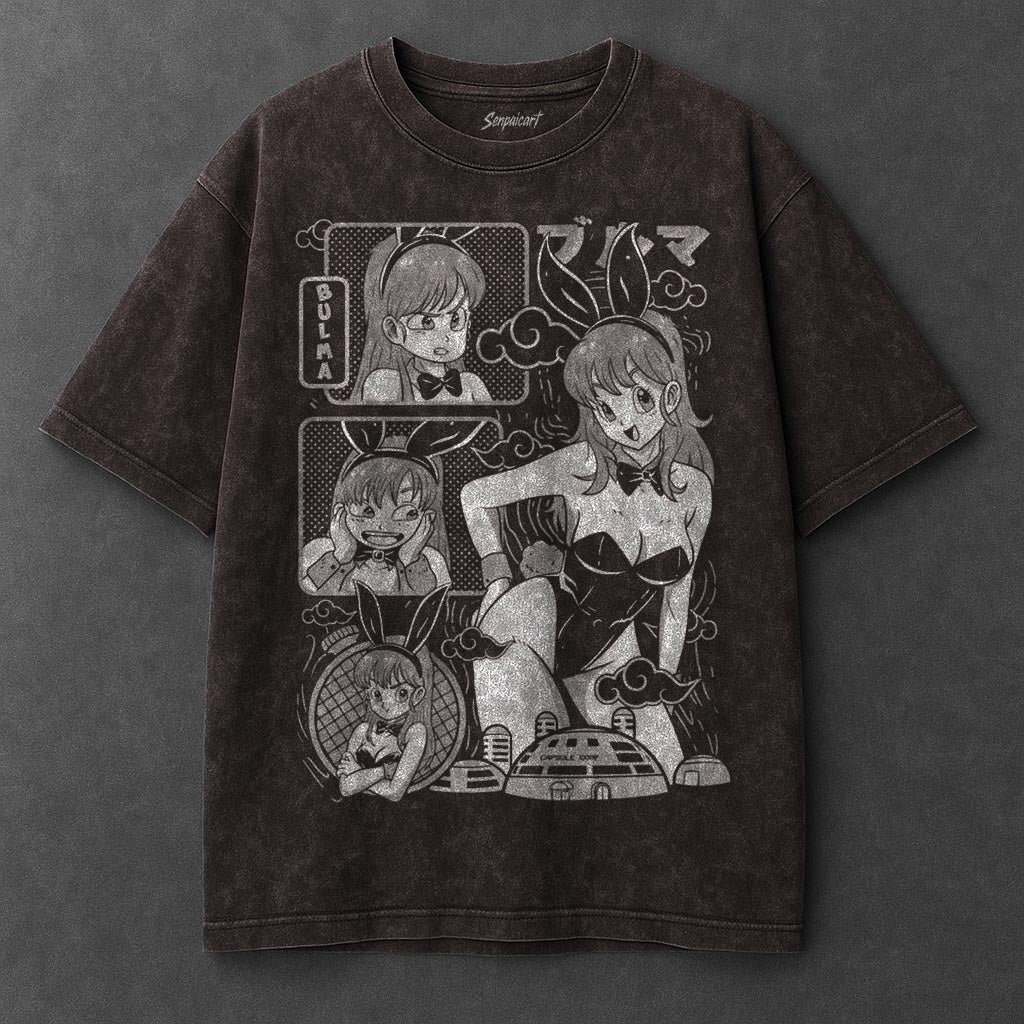 Dragon Ball Soft Brown Washed T-Shirt