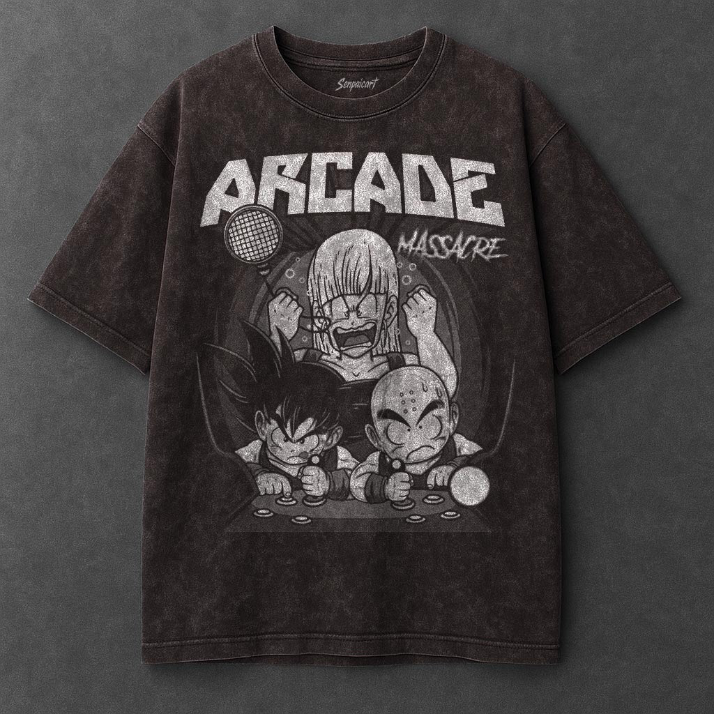 Dragon Ball Comfy Brown Washed T-Shirt
