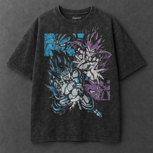 Dragon Ball Billowy Black Washed T-Shirt