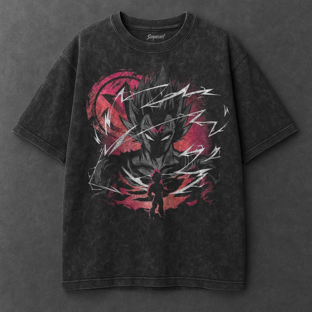 Dragon Ball Flattering Black Washed T-Shirt